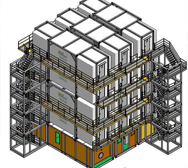 Diagram Stacked Modules